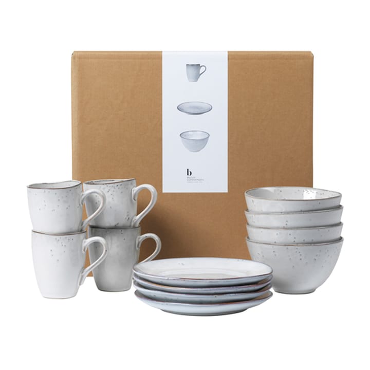 Nordic Sand breakfast set, 12 pieces Broste Copenhagen