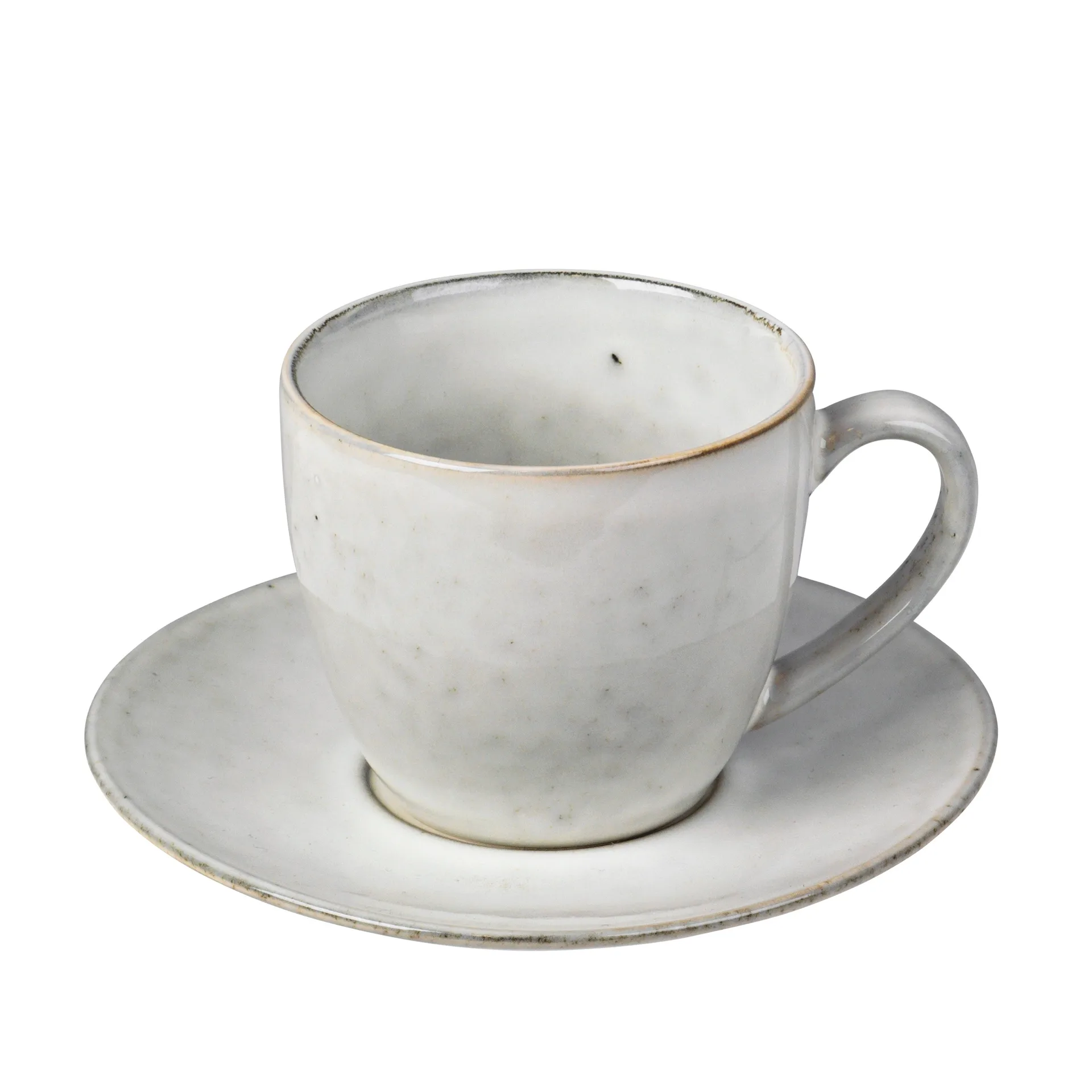 Nordic Sand cup and saucer, 8.8 cm Broste Copenhagen