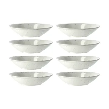 Nordic Sand pasta plate Ø22,5 cm 8-pack - Broste Copenhagen