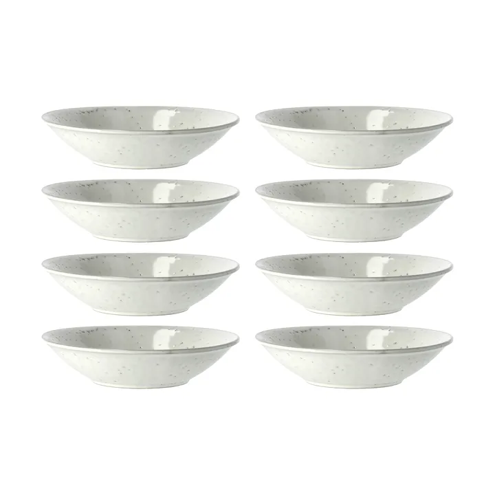 Nordic Sand pasta plate Ø22,5 cm 8-pack - Broste Copenhagen