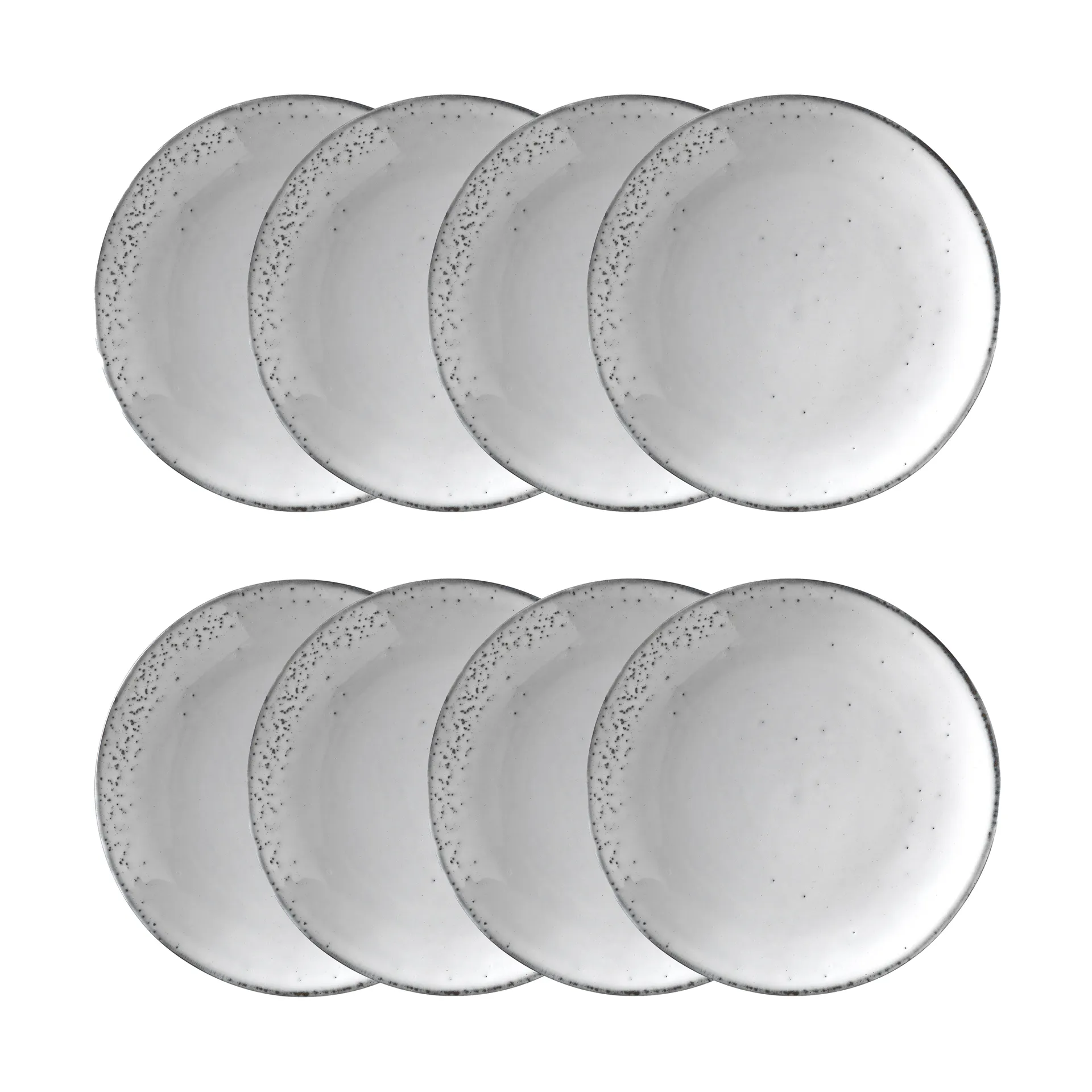 Nordic Sand plate Ø20 cm 8-pack Broste Copenhagen