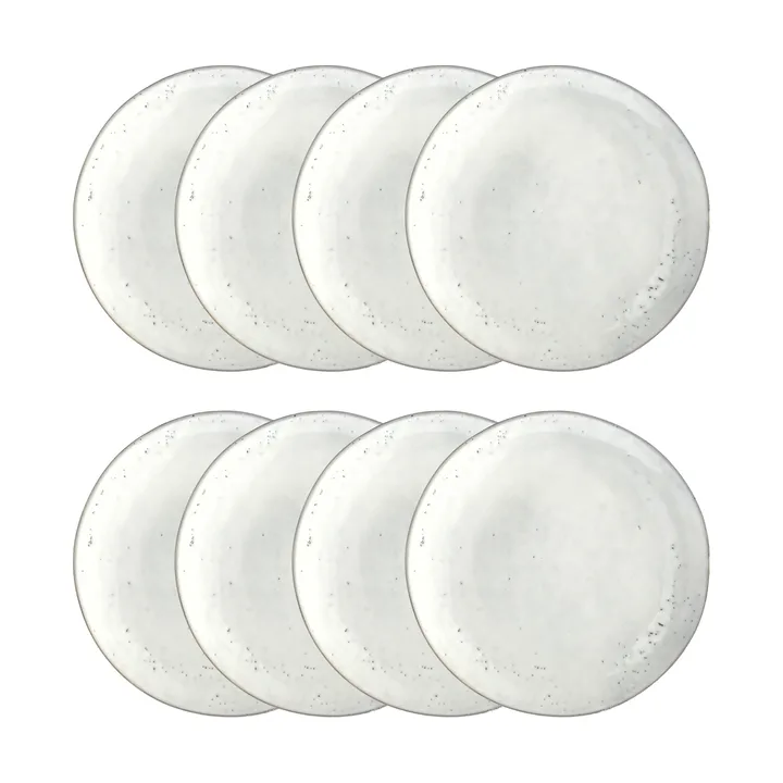 Nordic Sand plate Ø26 cm 8-pack - undefined - Broste Copenhagen