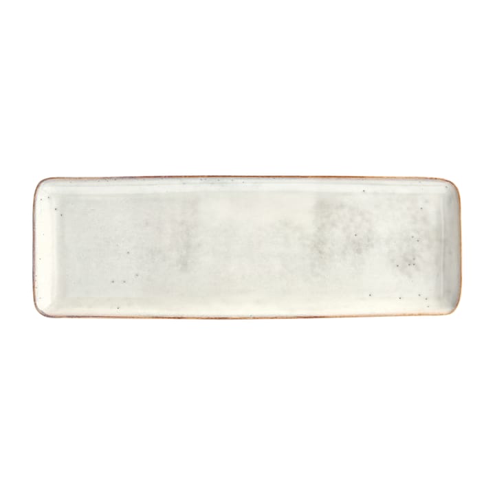 Nordic Sand rectangular plate, 12.5x35 cm Broste Copenhagen