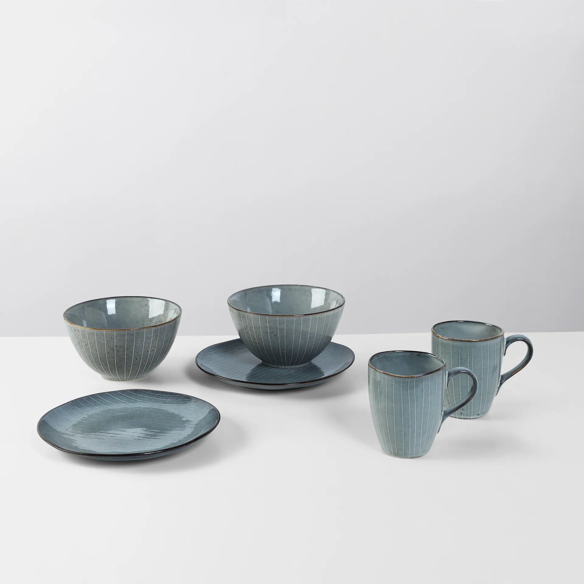 Nordic Sea breakfast set for two, 6 pieces Broste Copenhagen