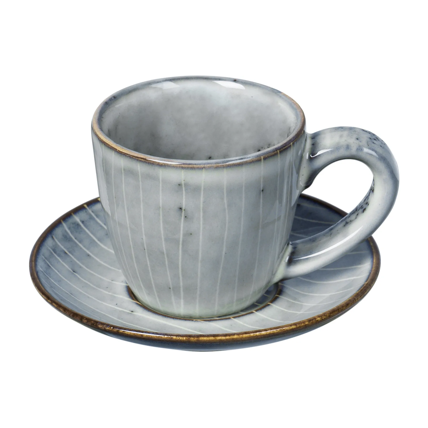 Nordic Sea espresso cup with saucer, 5 cl Broste Copenhagen