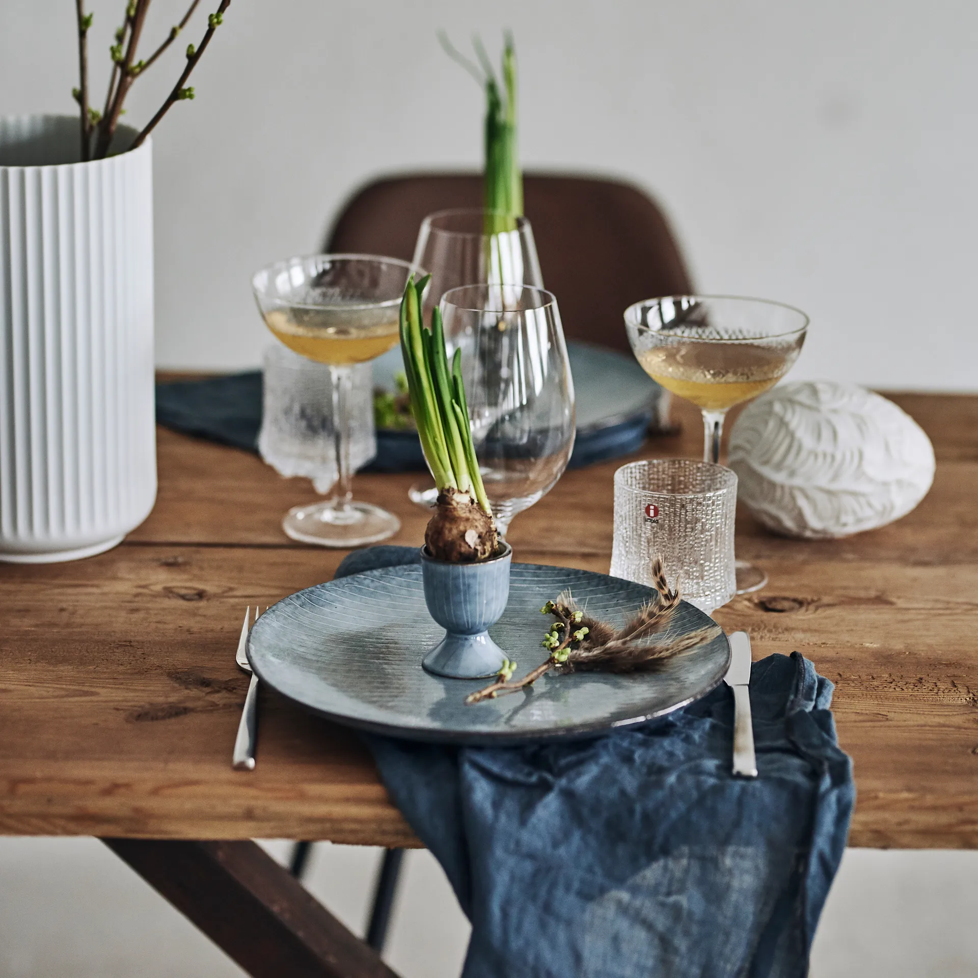 Nordic Sea plate, Ø 20 cm Broste Copenhagen