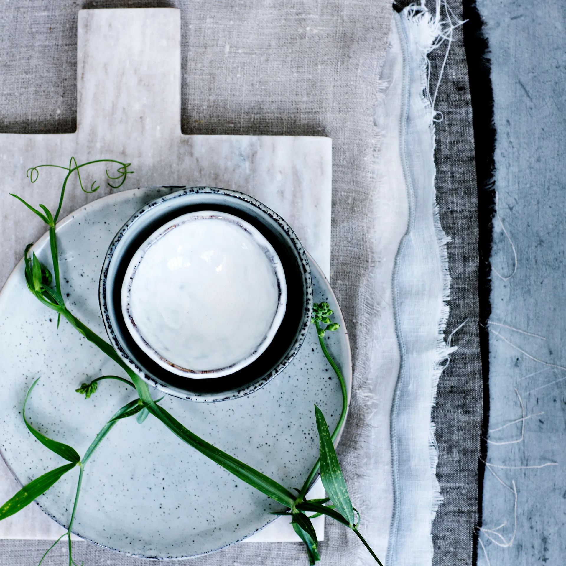 Nordic Sea salad bowl, Ø 34.5 cm Broste Copenhagen