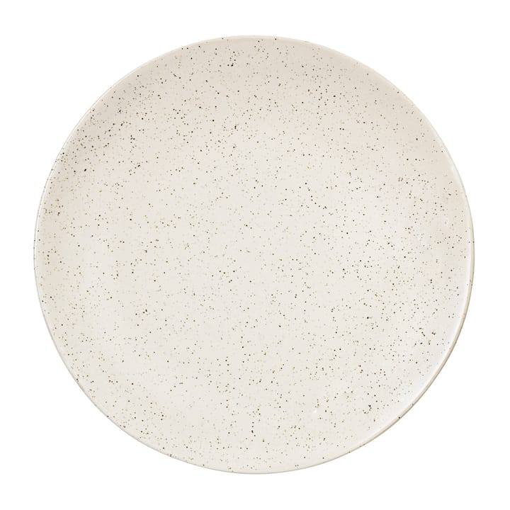 Nordic Vanilla plate Ø26 cm, Cream with grains Broste Copenhagen
