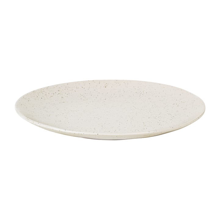 Nordic Vanilla plate Ø26 cm, Cream with grains Broste Copenhagen