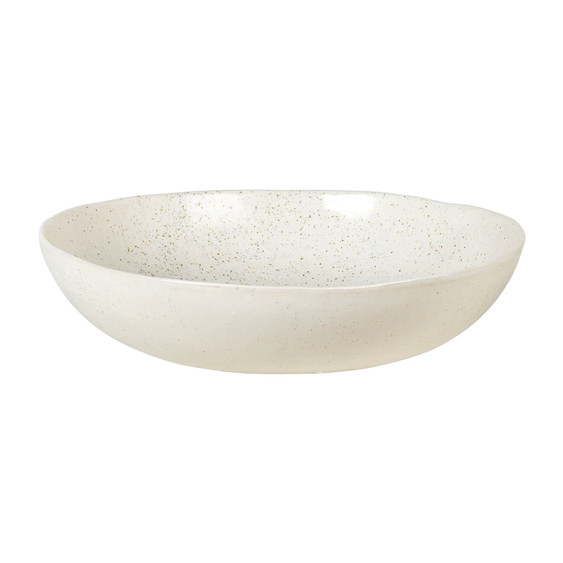 Nordic Vanilla salad bowl Ø34.5 cm, Cream with grains Broste Copenhagen