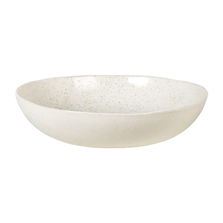 Nordic Vanilla salad bowl Ø34.5 cm - Cream with grains - Broste Copenhagen