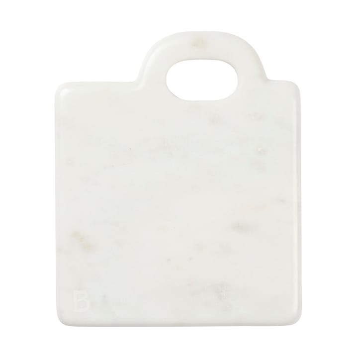 Olina cutting board 14x17 cm - White marble - Broste Copenhagen