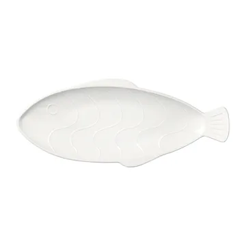 Pesce saucer 17.6x41.4 cm - Transparent white - Broste Copenhagen