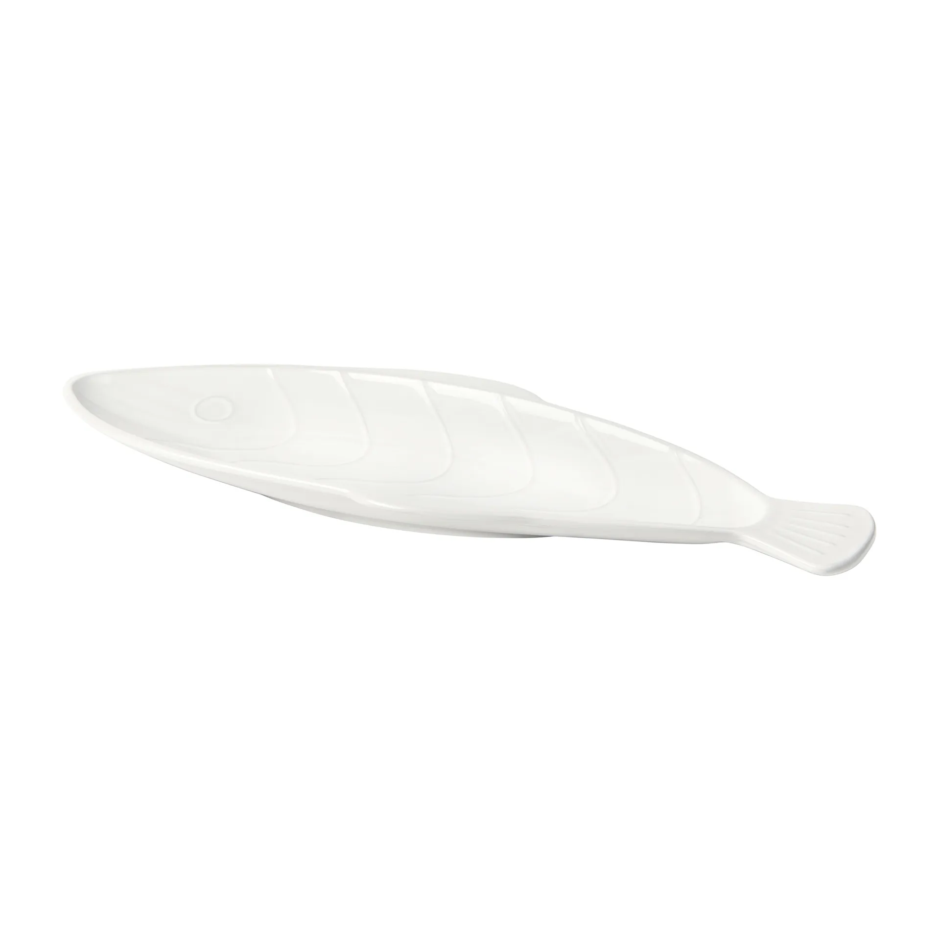 Pesce saucer 17.6x41.4 cm, Transparent white Broste Copenhagen