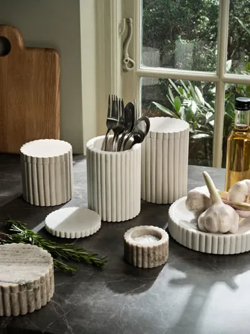 Platon bowl Ø18 cm - White marble - Broste Copenhagen