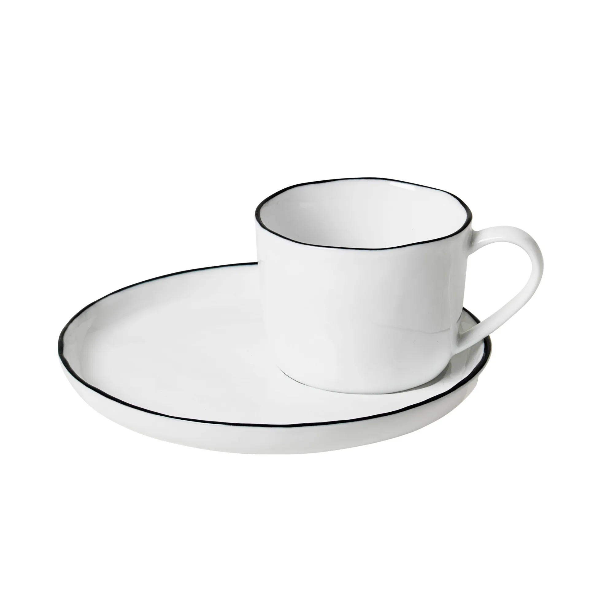Salt cup and saucer, small, 5 cm Broste Copenhagen
