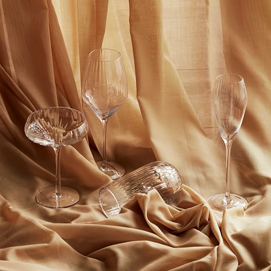 Sandvig champagne glass, Clear Broste Copenhagen