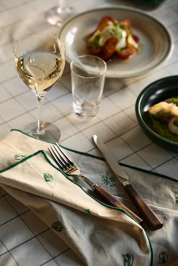 Sea fabric napkin 45x45 cm - Jelly green - Broste Copenhagen