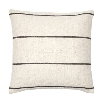 Sigrid cushion cover 50x50 cm - Light beige-black - Broste Copenhagen
