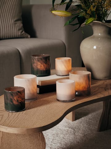 Solai hurricane candle holder - Light Green, Ø8 cm - Broste Copenhagen