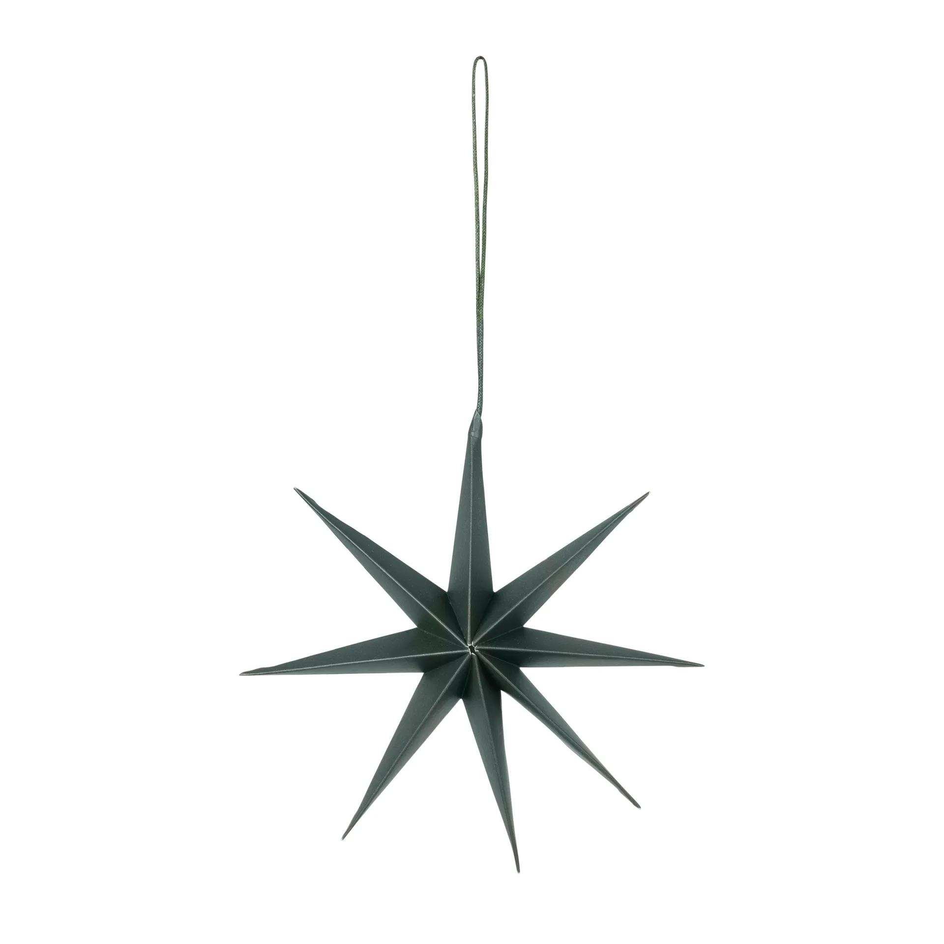 Star paper star Ø15 cm, Deep forest Broste Copenhagen