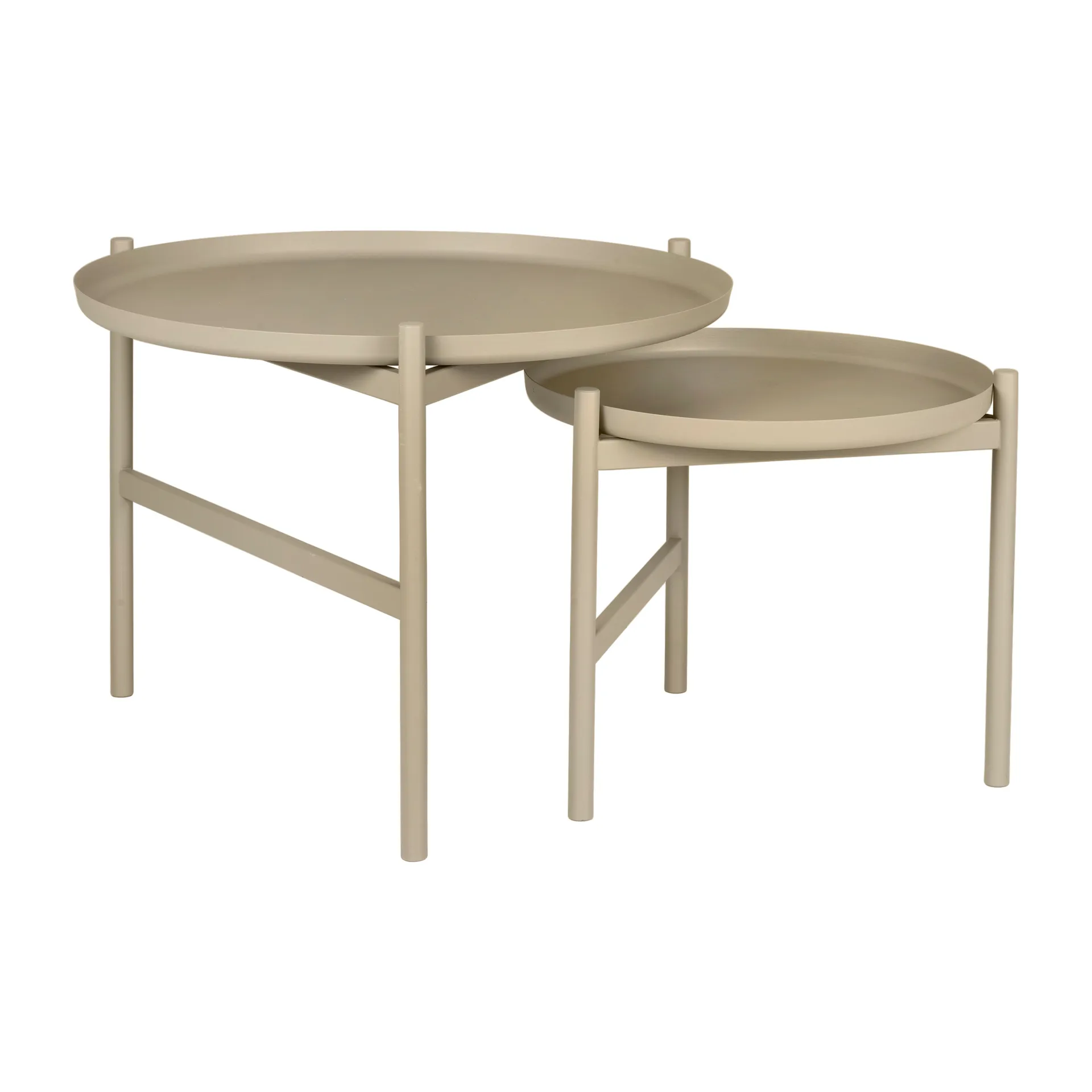 Turner table side table Ø70 cm, Grey Broste Copenhagen