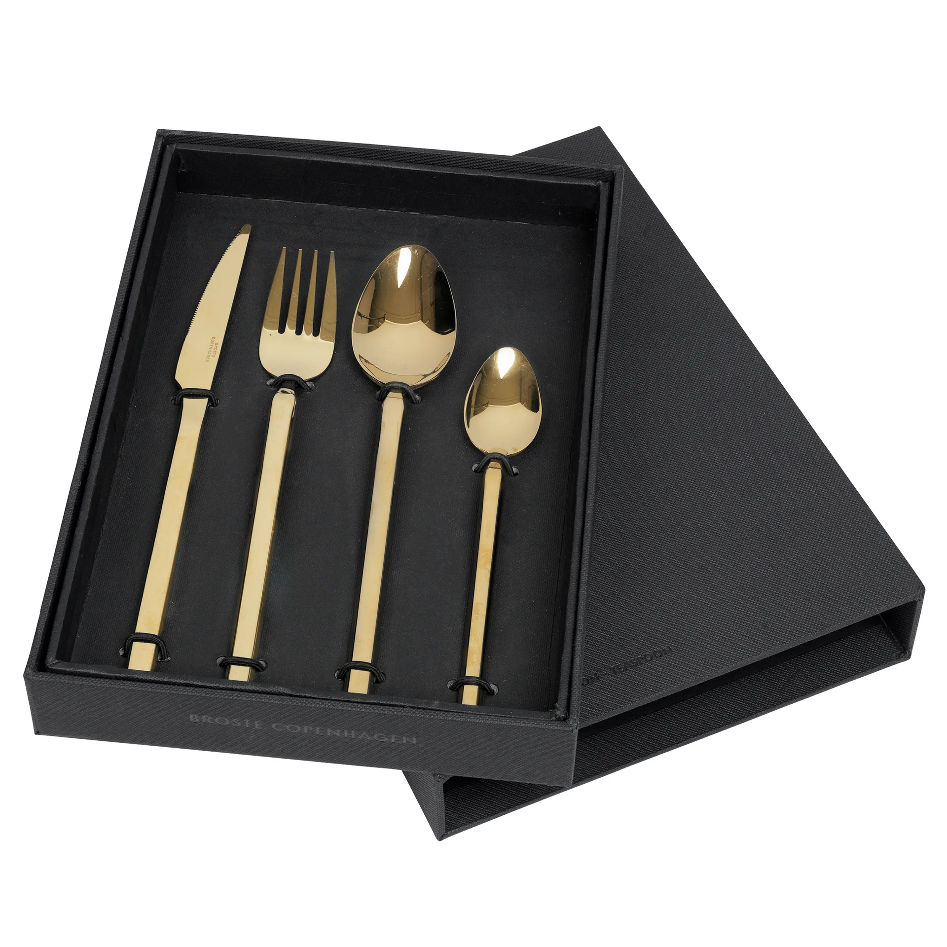 Tvis cutlery 4 pieces, Titanium rose gold Broste Copenhagen