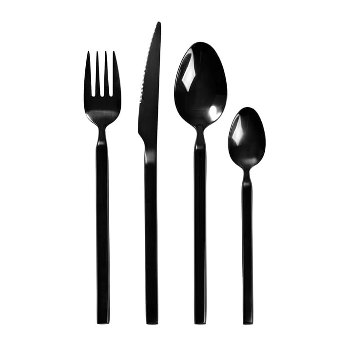 Tvis cutlery set 16 pieces - black - Broste Copenhagen