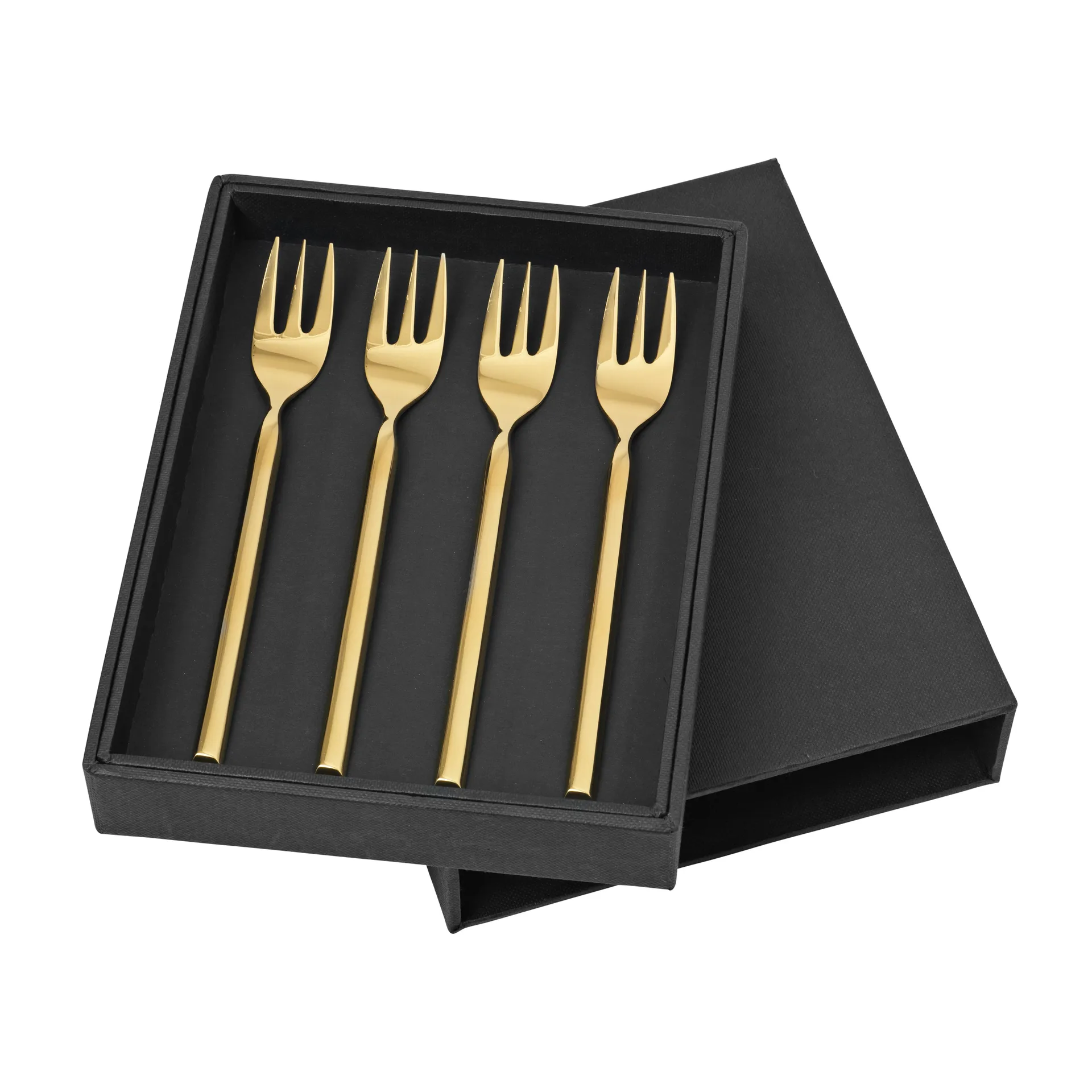 Tvis fork 4-pack, gold Broste Copenhagen
