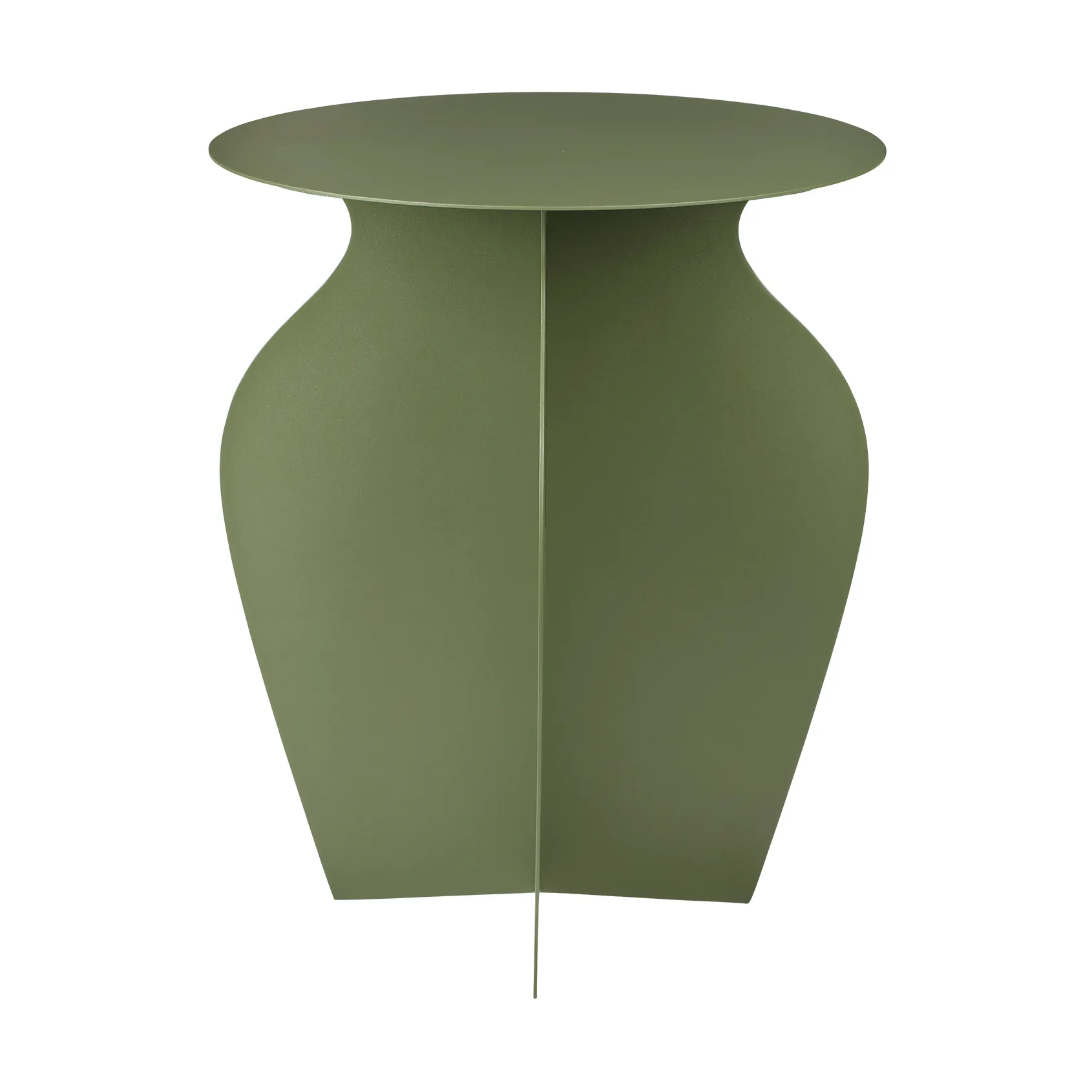 Urna side table Ø35x45 cm, Grape leaf green Broste Copenhagen