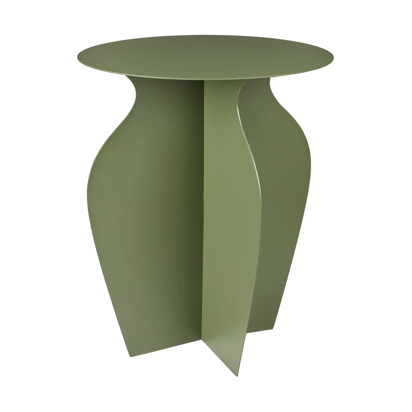 Urna side table Ø35x45 cm, Grape leaf green Broste Copenhagen