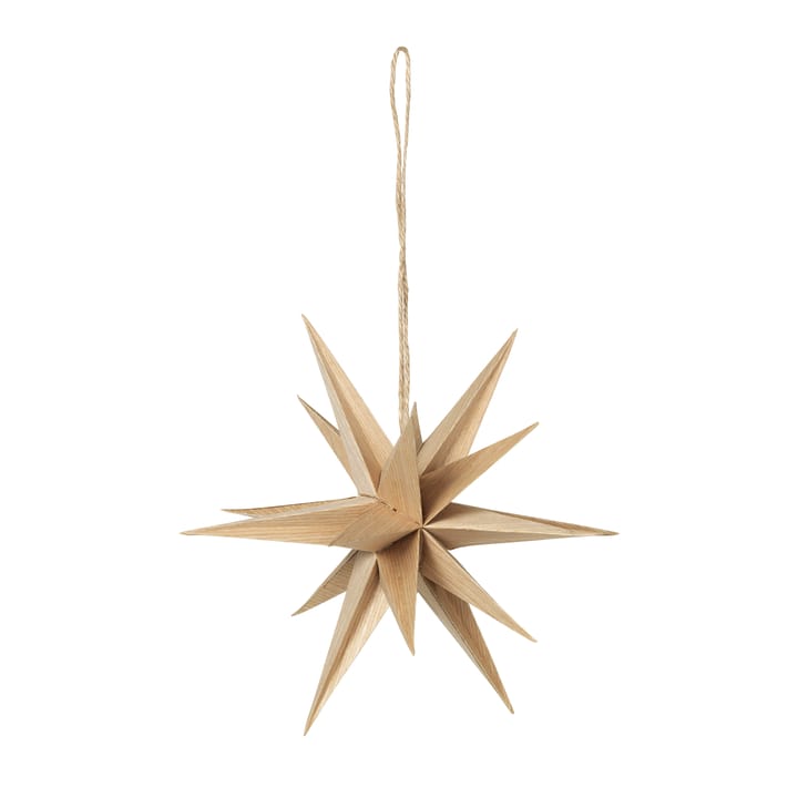 Venus wooden star Ø20 cm - Natural - Broste Copenhagen