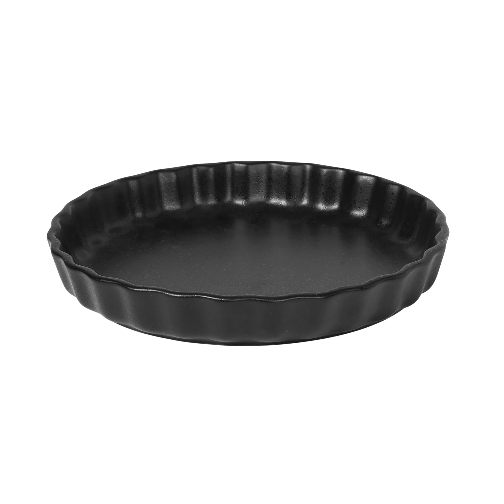 Vig oven form round black, medium Broste Copenhagen