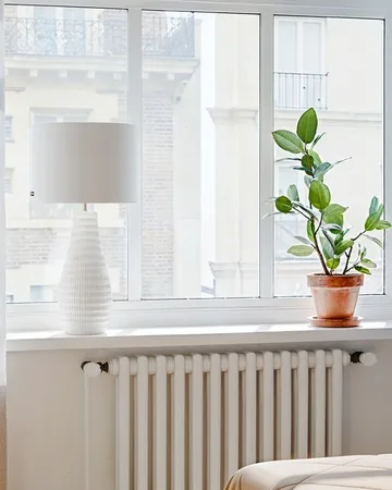 Bartha table lamp 74 cm - Creme-beige - By Rydéns