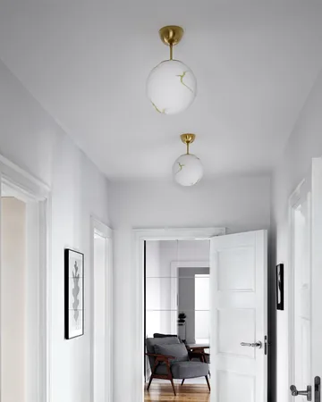 Bellagio pendant light Ø25 cm - Brass-white - By Rydéns