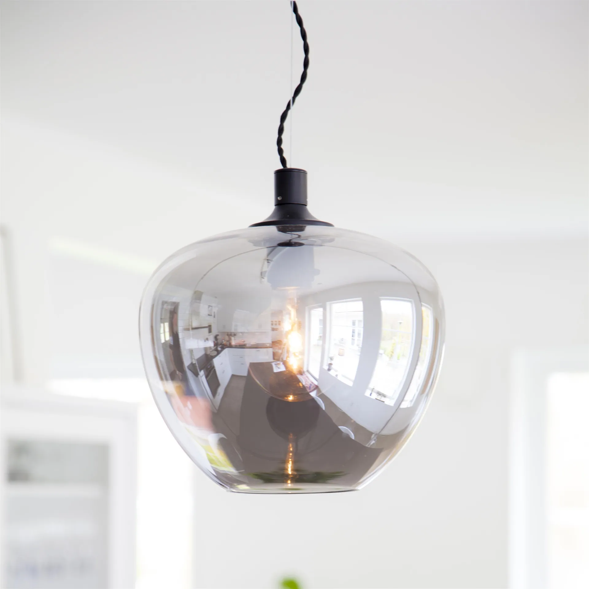 Bellissimo ceiling lamp, dark grey By Rydéns