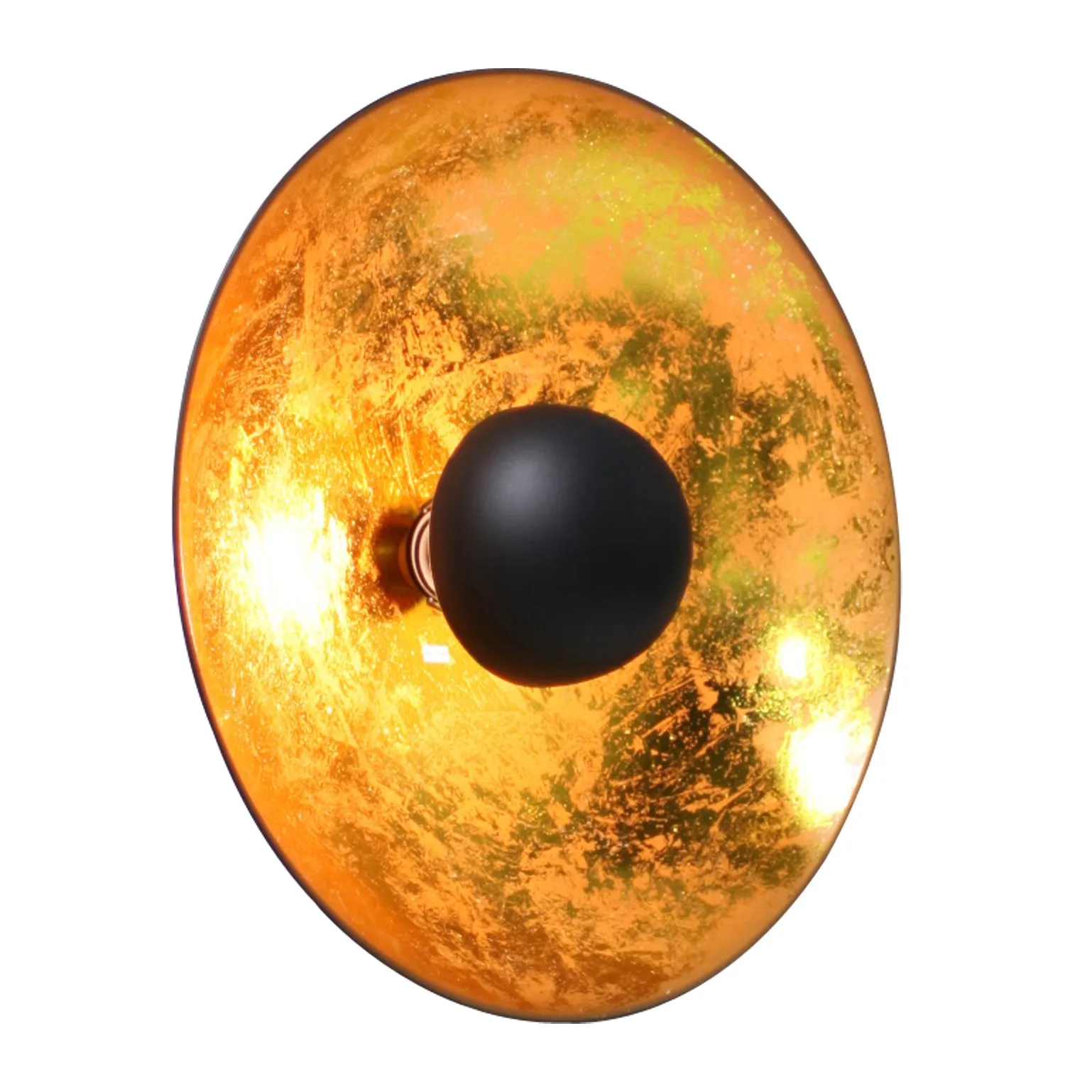 Captain wall lamp, black-gold By Rydéns