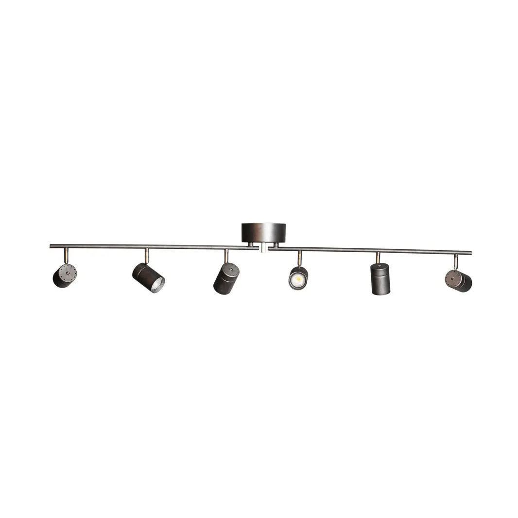 Correct 6 Ceiling Spotlight 124 cm, Steel grey By Rydéns