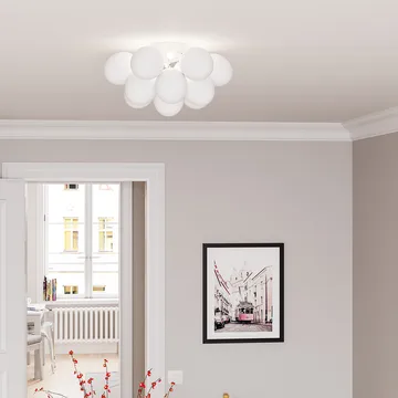 Gross ceiling lamp Ø30 cm - matte white - By Rydéns