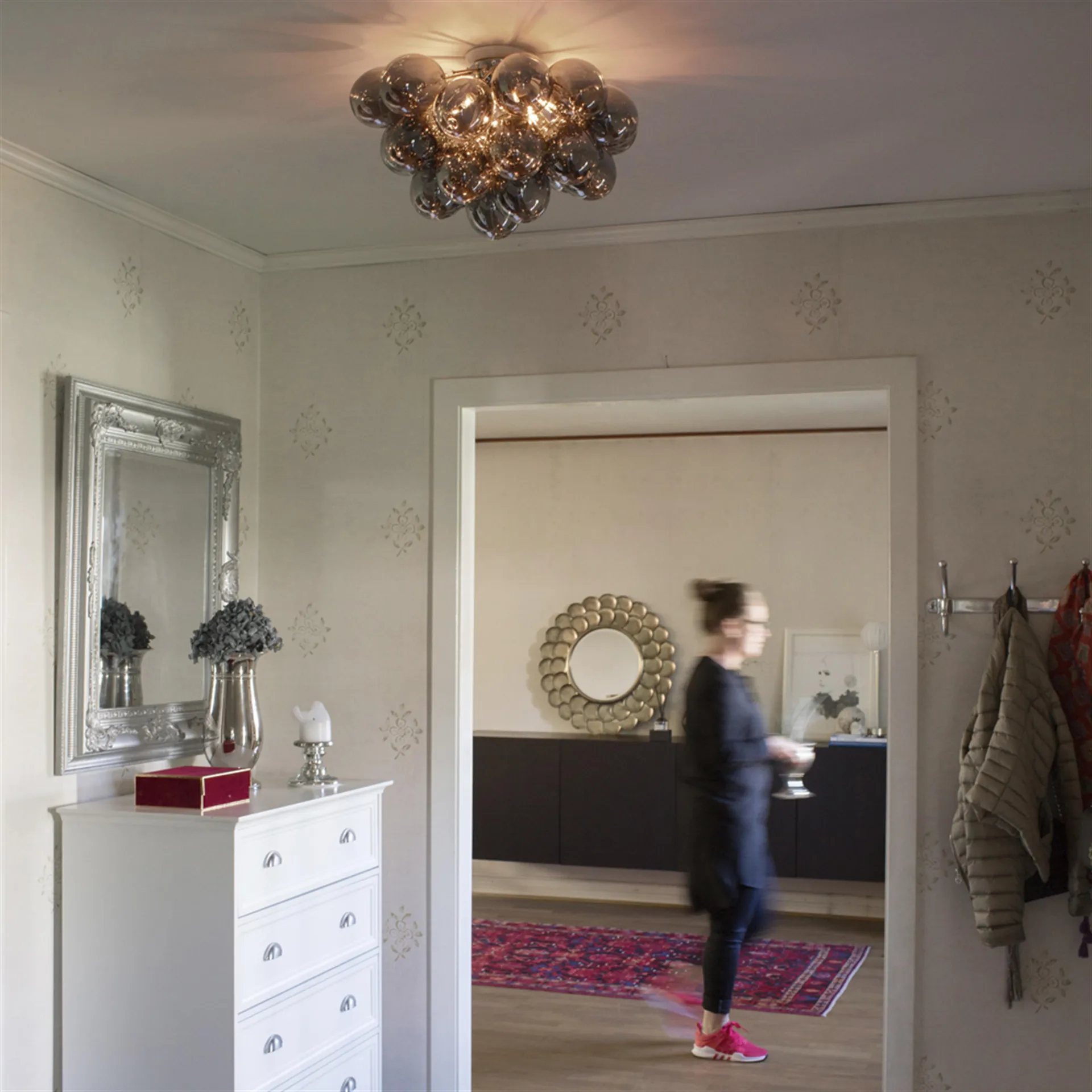 Gross ceiling lamp Ø 50 cm, smoke grey By Rydéns