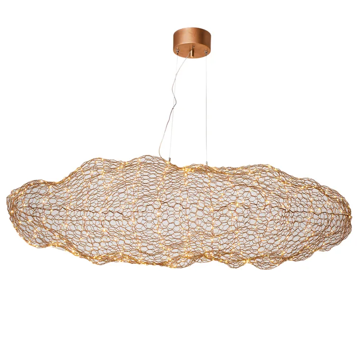 Hayden ceiling lamp - Gold-coloured, 115 cm - By Rydéns