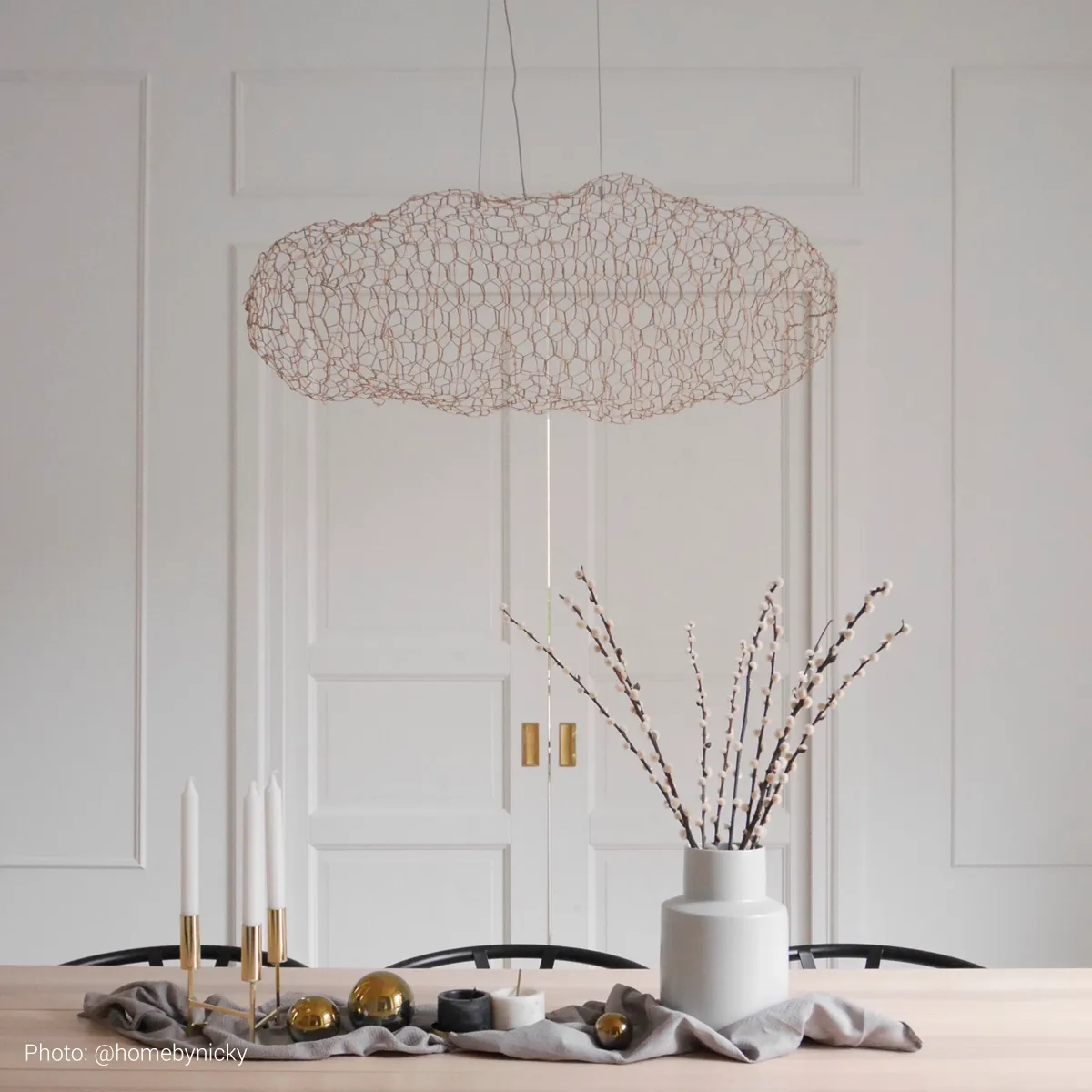 Hayden ceiling lamp, Gold-coloured, 76 cm By Rydéns