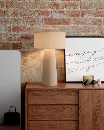 Linum table lamp - Beige, 50 cm - By Rydéns