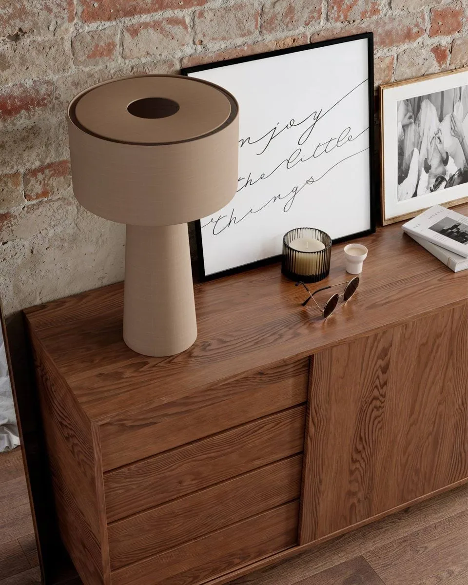 Linum table lamp, Beige, 50 cm By Rydéns