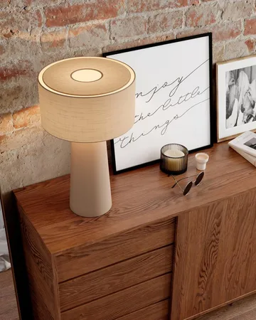 Linum table lamp - Beige, 50 cm - By Rydéns