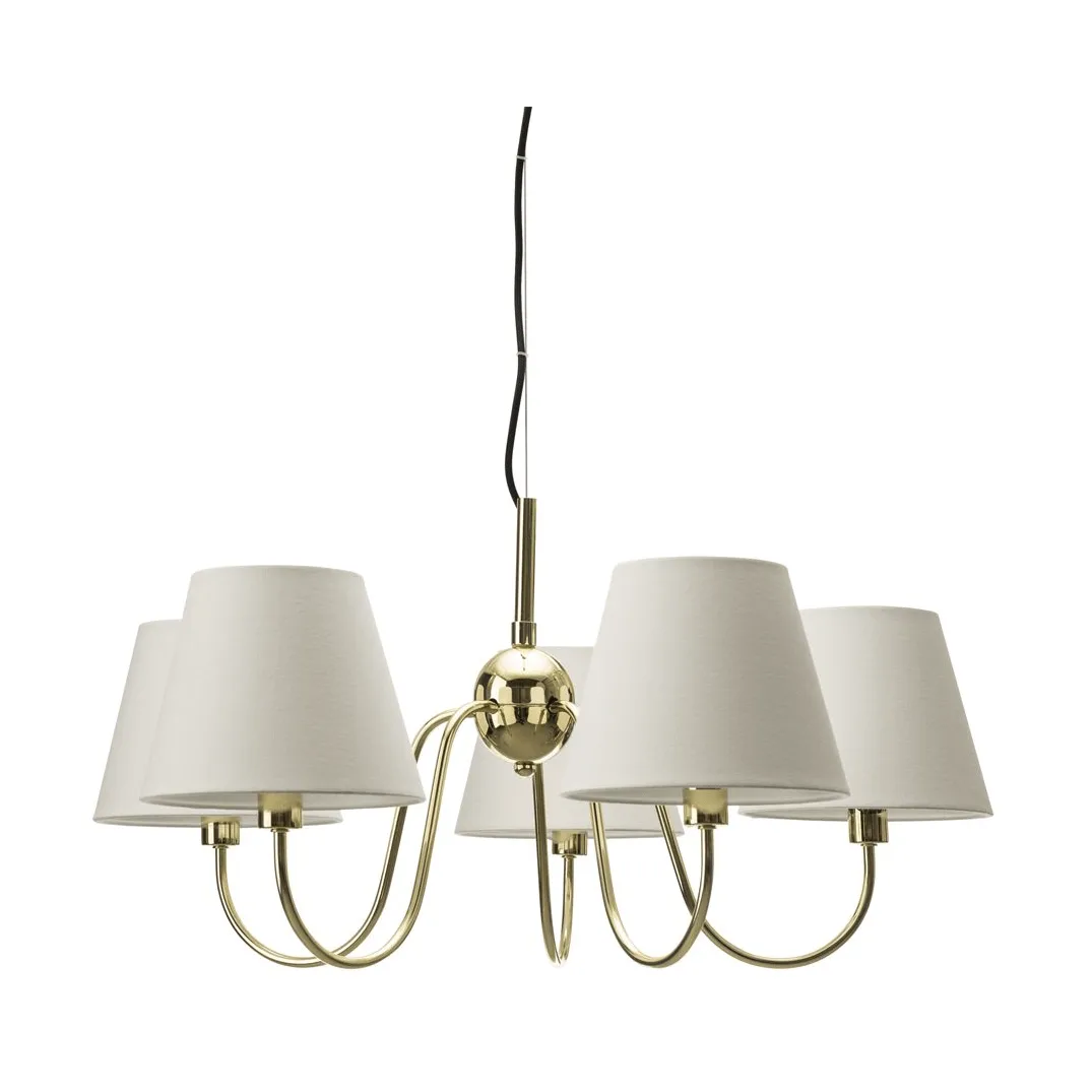 Lynx ceiling lamp, Brass-white By Rydéns
