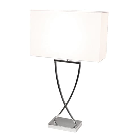 Omega table lamp 67 cm, chrome-white By Rydéns