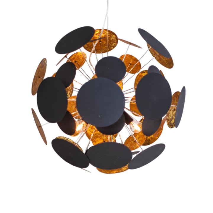Planet ceiling lamp 55 cm, black-gold By Rydéns