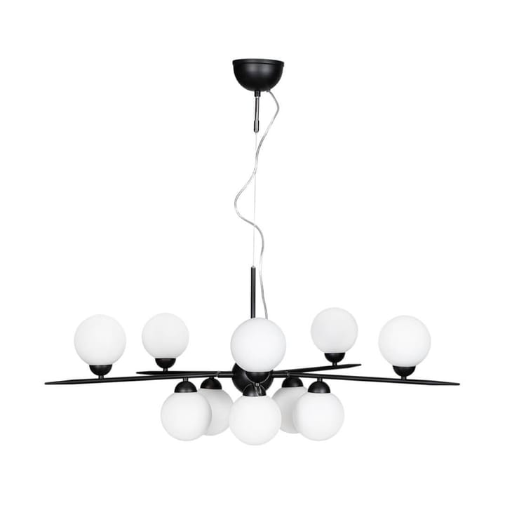 Punto 10-low ceiling lamp, Matte black By Rydéns