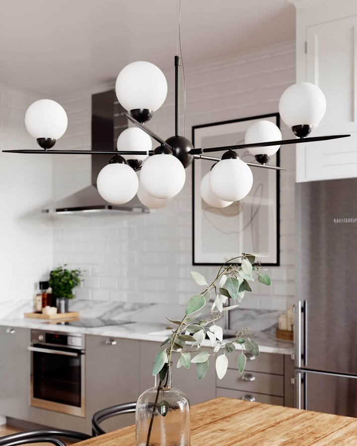 Punto 10-low ceiling lamp, Matte black By Rydéns
